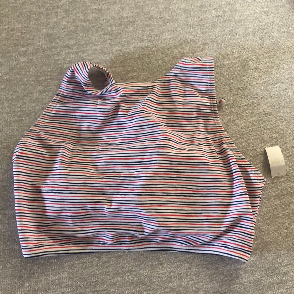 Gap red,white& blue swimsuit top